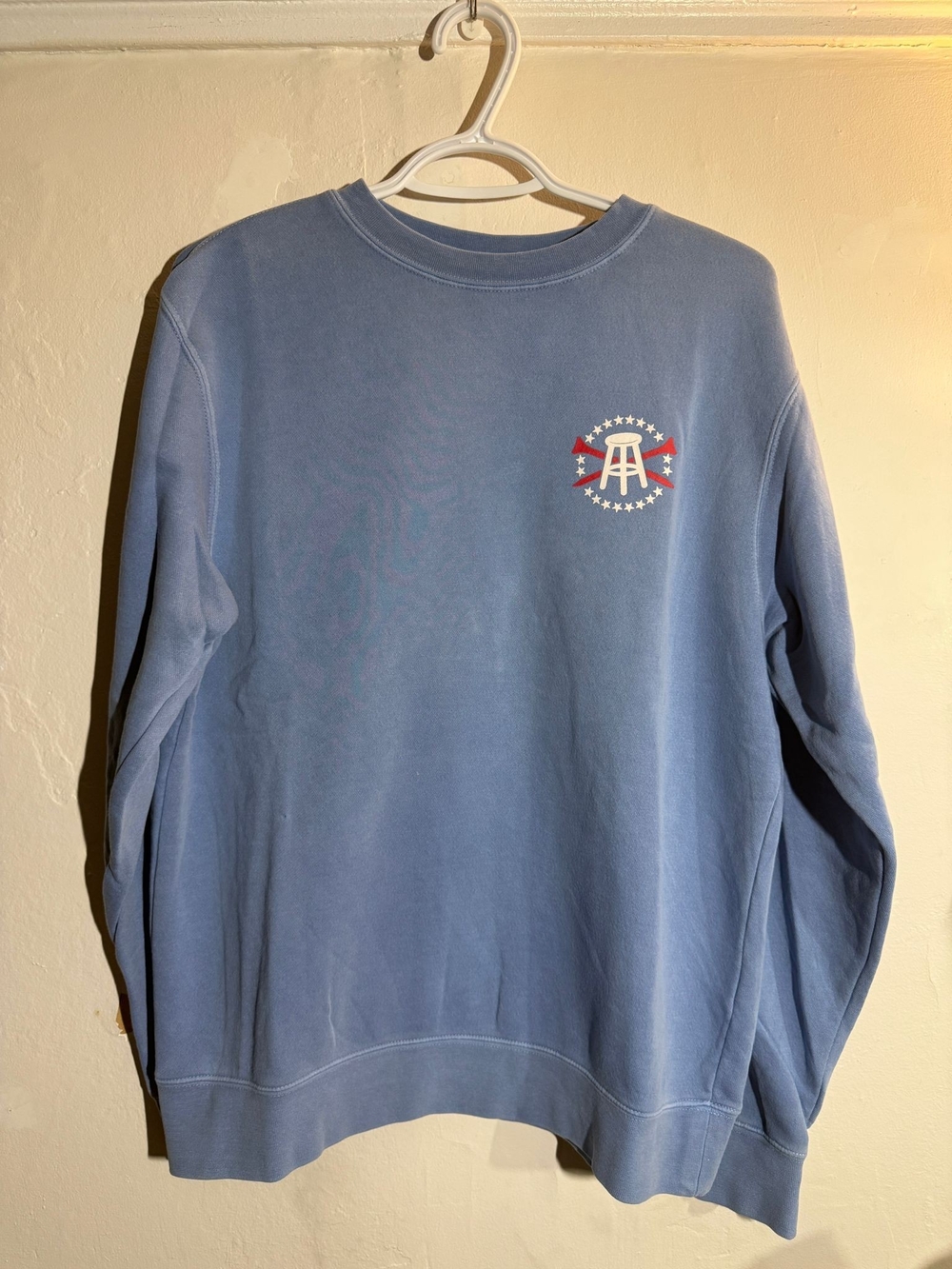 Barstool Sports Ain’t No Hobby Crewneck Sweatshirt Blue Small